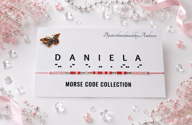 Bratara reglabila cod Morse DANIELA