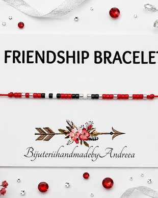 Friendship Bracelet Red