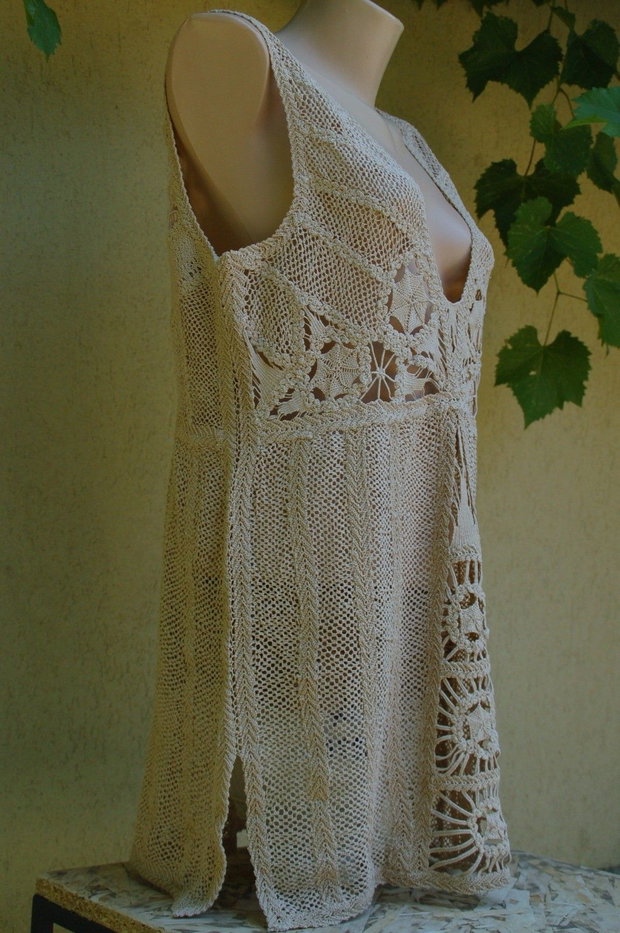 ~bluză.damă.nude~handmade~unicat~