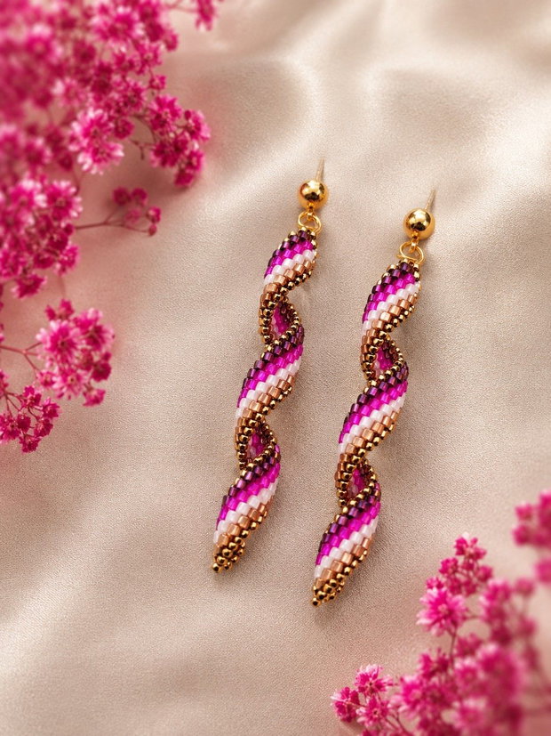 Cercei ,,Rapsodie Fuchsia,,