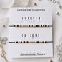 Set bratari reglabile Code Morse Collection Forever in love