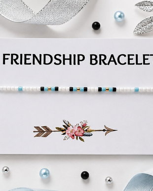 Friendship Bracelet white