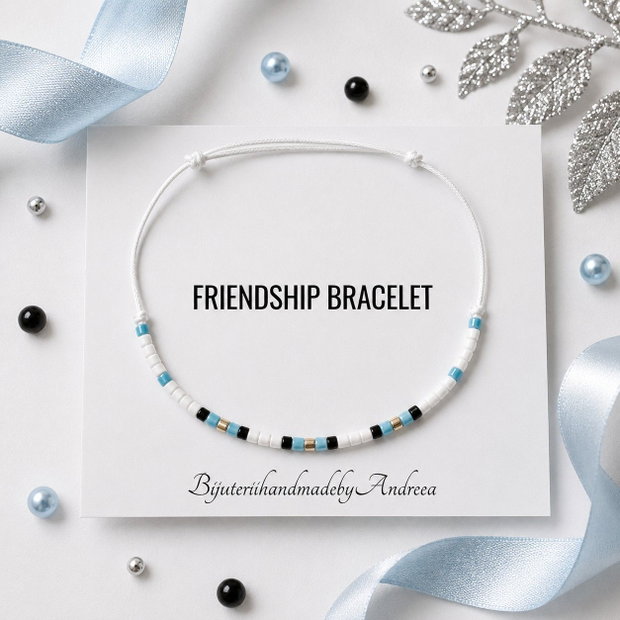 Friendship Bracelet white