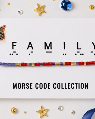 Bratara reglabila cod Morse FAMILY