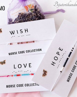 Oferta promo 2+1 Gratis Bratari reglabile Morse Code Collection