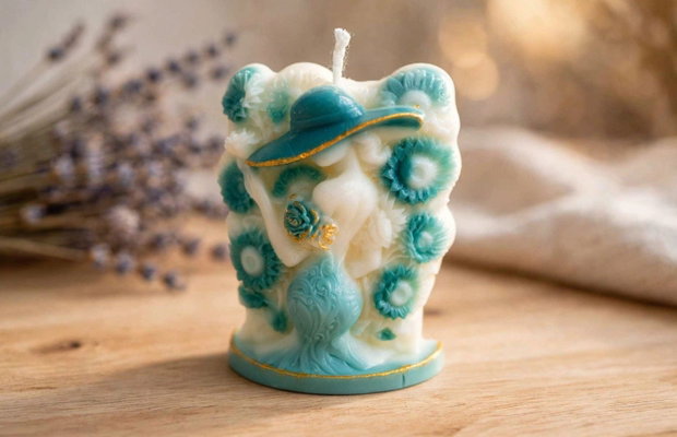 Lumânare decorativă handmade