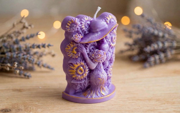 Lumânare decorativă handmade