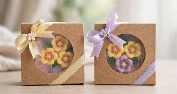 Mărturie pentru botez, nuntă sau cadou special/Cutie cadou cu săpun handmade