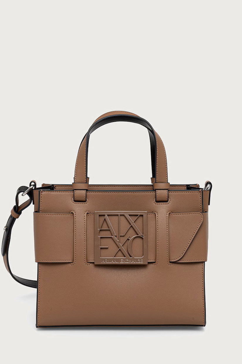 Armani Exchange geantă pentru femei cu imitație de piele