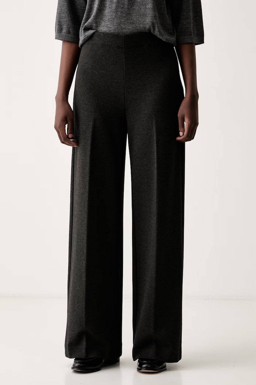 Marc O'Polo pantaloni wide leg pentru femei cu vâscoză