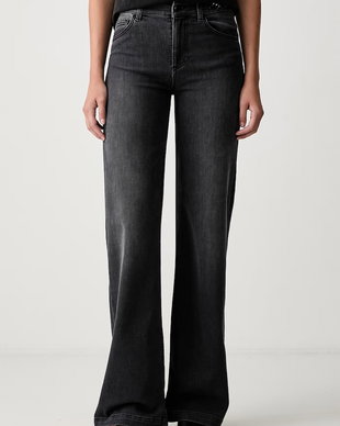 Liu Jo blugi wide leg pentru femei
