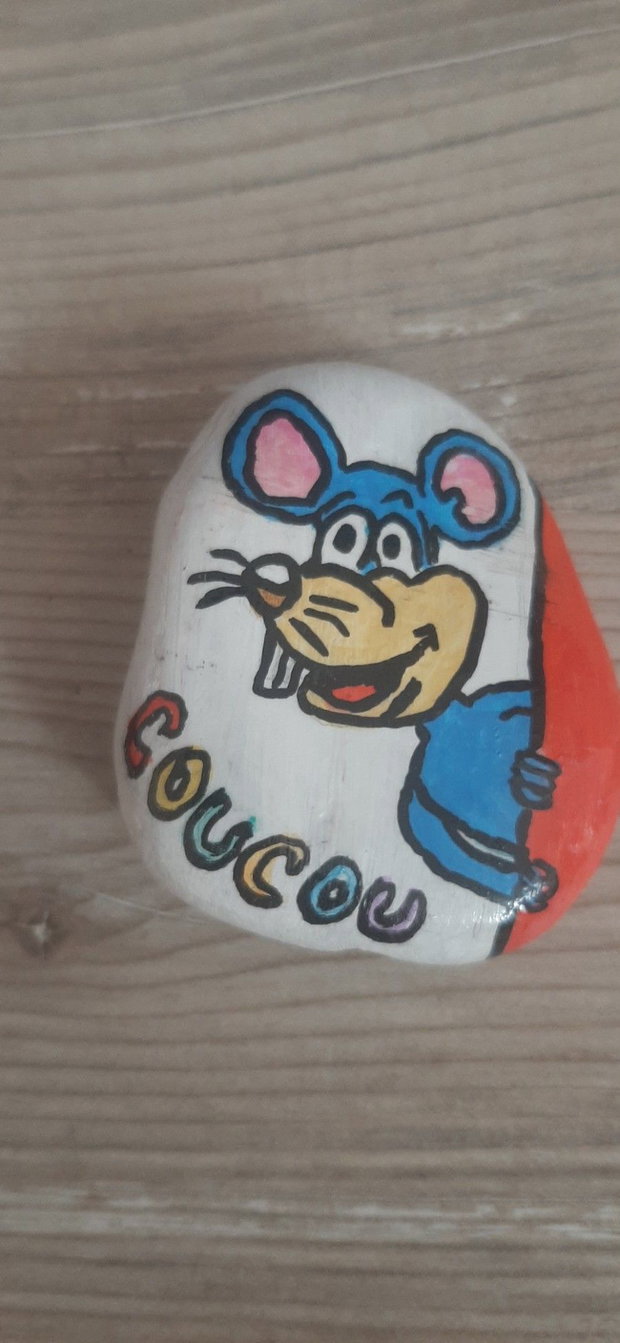 Pietre pictate manual cu animăluțe decorațiuni unicat, culese de pe malul Mării Negre