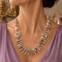 SET~UNFORGETTABLE~perle biwa,perle naturale,hematit electroplacat,agate,rivoli,toho,accesorii placate argint