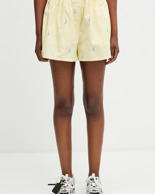Lacoste pantaloni scurți de femei din bumbac