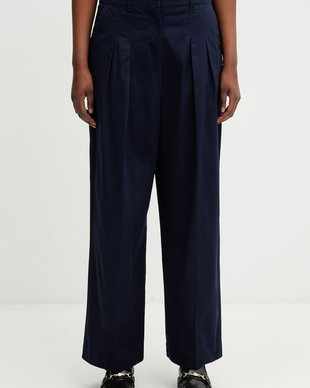 Lacoste pantaloni pentru femei, din bumbac cu elastan