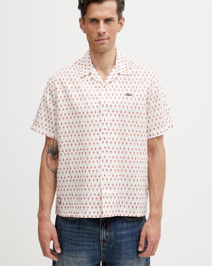 Lacoste cămașă pentru bărbați cu in