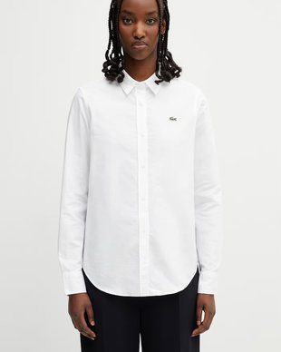 Lacoste cămașă oxford pentru femei, din bumbac