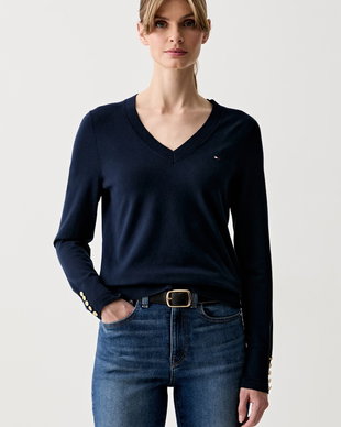 Tommy Hilfiger pulover pentru femei cu bumbac