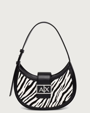 Armani Exchange geantă hobo pentru femei cu imitație de piele