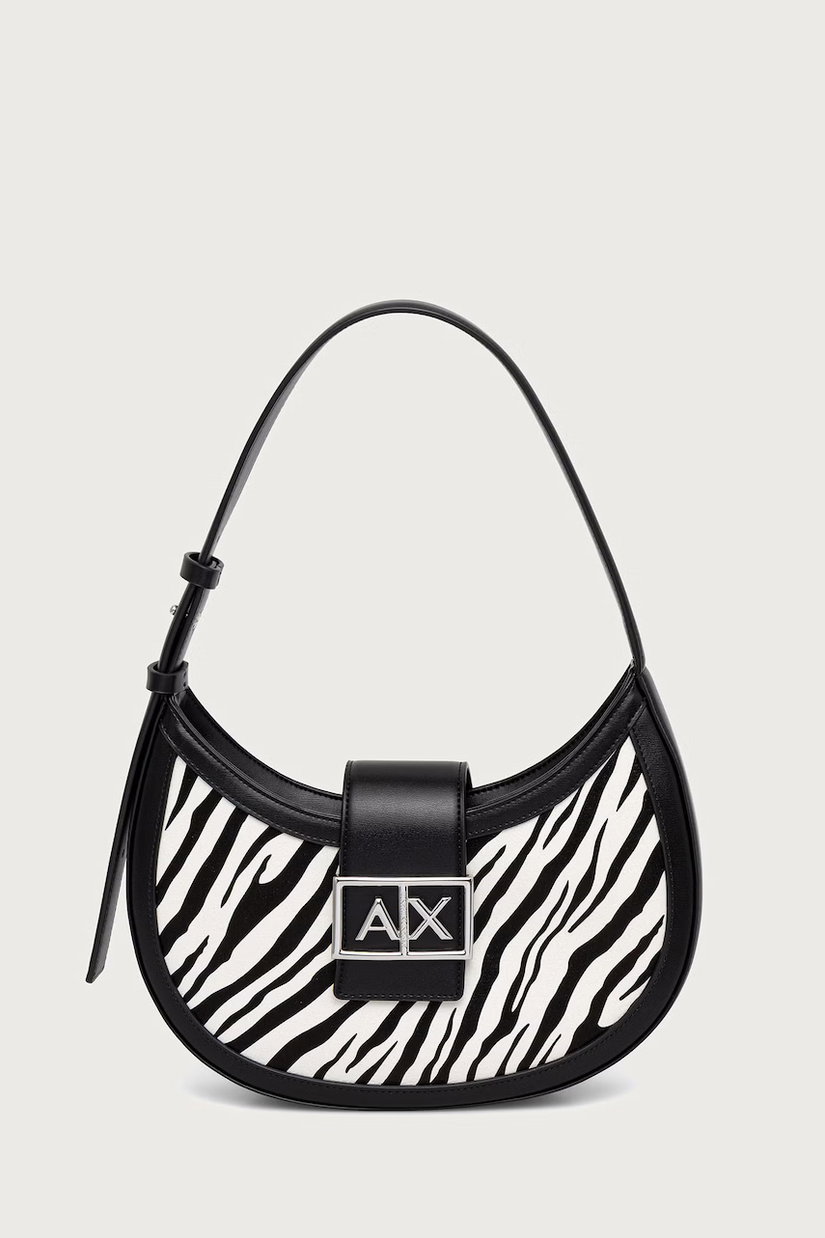 Armani Exchange geantă hobo pentru femei cu imitație de piele