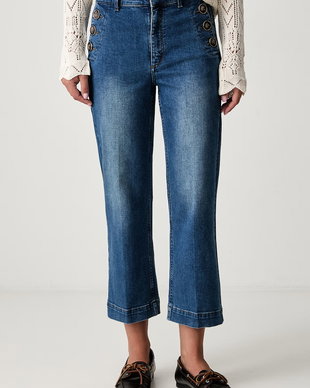 Pedro del Hierro blugi wide leg pentru femei