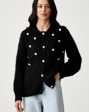 Silvian Heach cardigan pentru femei cu lână QUARLEN