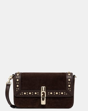 Furla geantă crossbody pentru femei din piele întoarsă