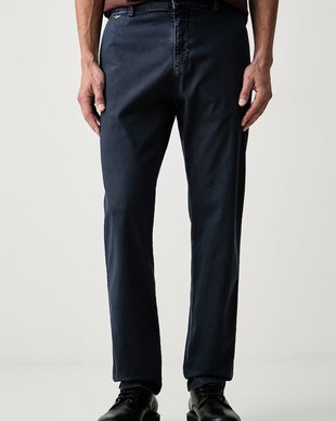 Aeronautica Militare pantaloni chinos pentru bărbați din bumbac cu elastan