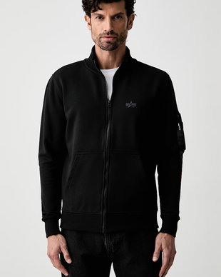Alpha Industries hanorac cu fermoar pentru bărbați cu bumbac DTM Mid