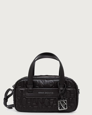 Armani Exchange geantă baguette pentru femei cu imitație de piele