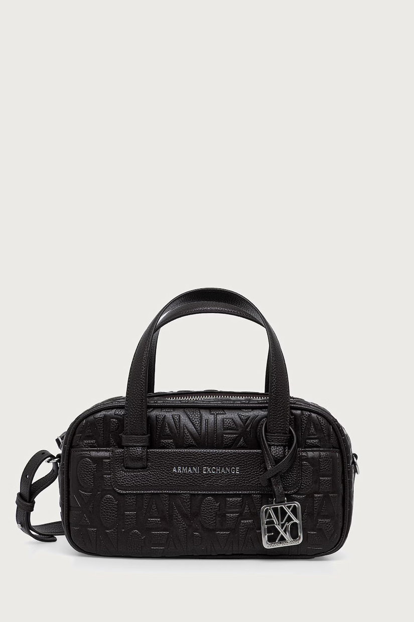 Armani Exchange geantă baguette pentru femei cu imitație de piele