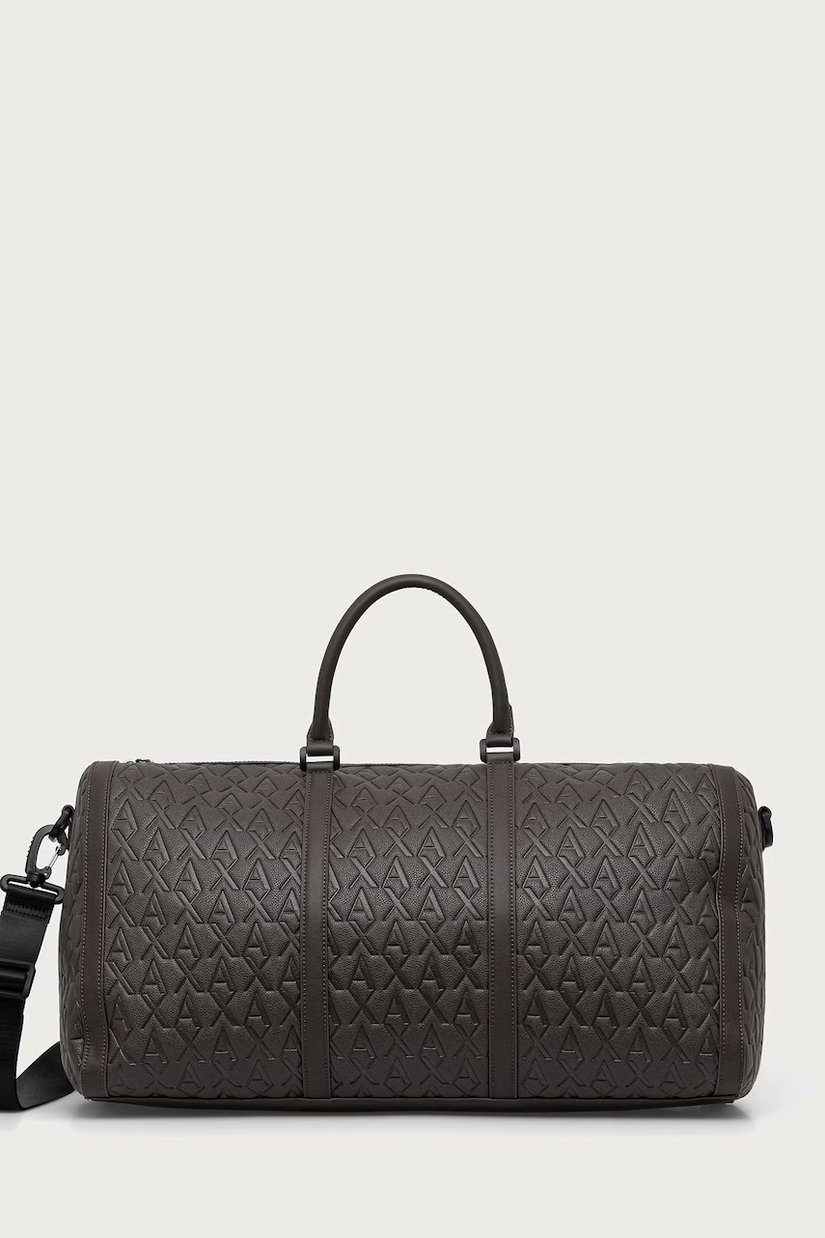 Armani Exchange geantă de călătorie pentru bărbați cu imitație de piele