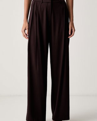 Le Privé pantaloni pentru femei cu vâscoză ROMY TROUSERS