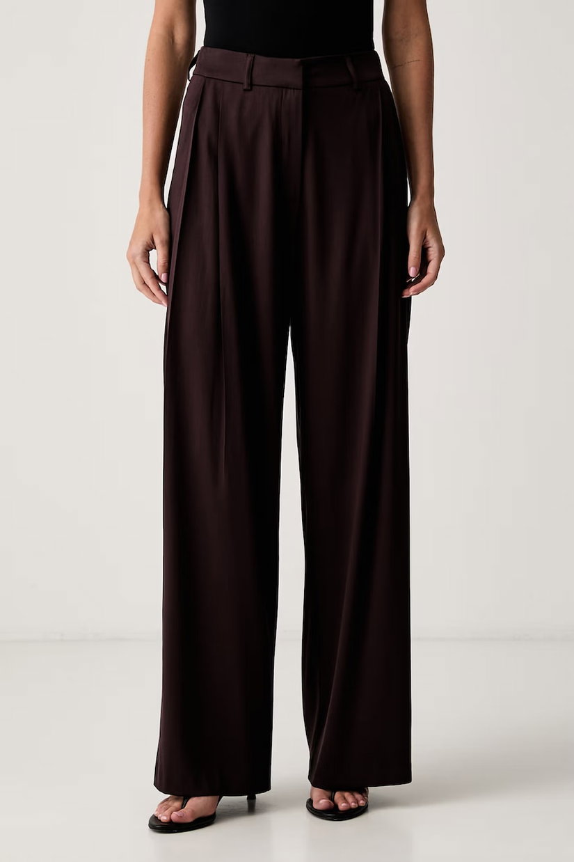 Le Privé pantaloni pentru femei cu vâscoză ROMY TROUSERS
