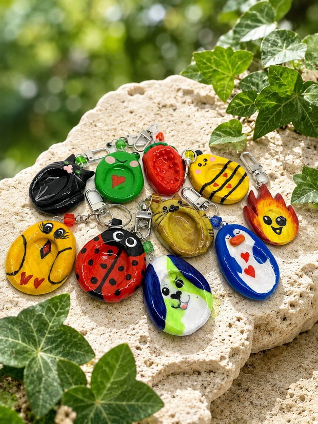 Worry Stones-colectie brelocuri antistres 02296