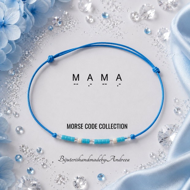 Oferta promo 2+1 Gratis Bratari reglabile Morse Code Collection