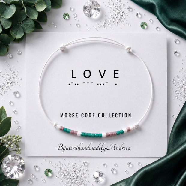 Oferta promo 2+1 Gratis Bratari reglabile Morse Code Collection