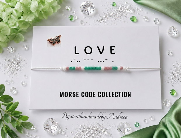 Oferta promo 2+1 Gratis Bratari reglabile Morse Code Collection