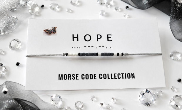 Oferta promo 2+1 Gratis Bratari reglabile Morse Code Collection