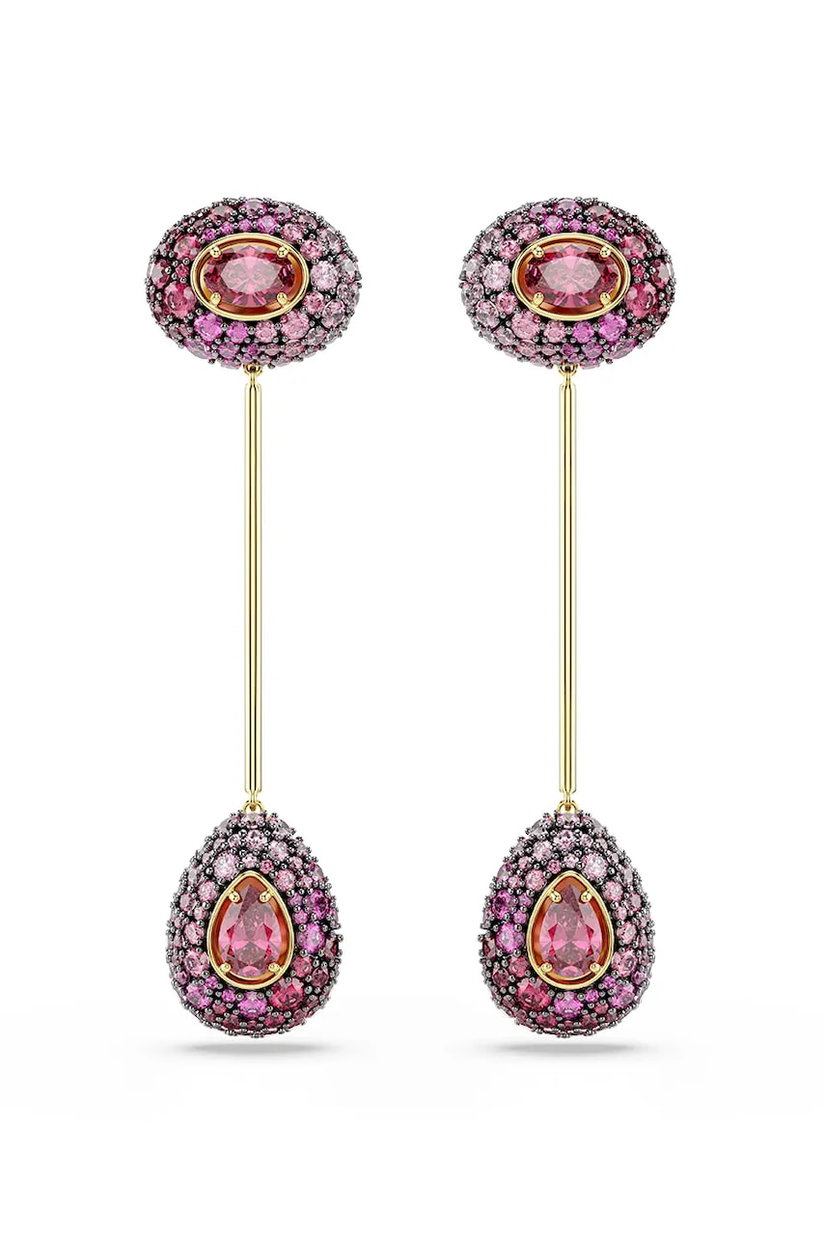 Swarovski cercei pentru femei placati cu aur zirconiu cubic SUBLIMA