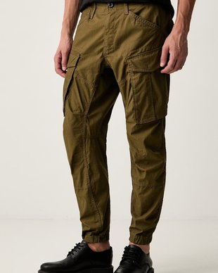 G-Star pantaloni pentru bărbați din bumbac Cargo 3d regular tapered cuffed
