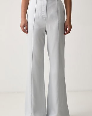 Trussardi pantaloni evazați flare pentru femei din vâscoză