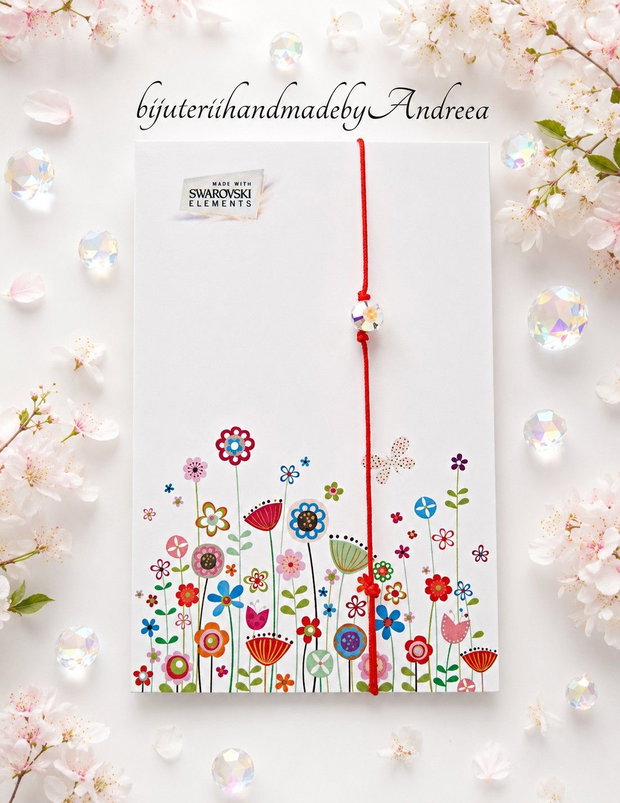 Bratara snur si stras Swarovski Xirius 4,5mm Crystal AB