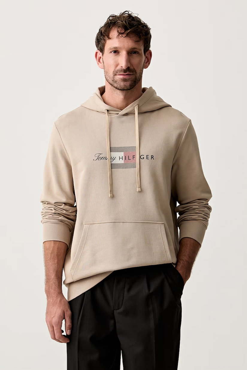 Tommy Hilfiger hanorac cu glugă pentru bărbați, din bumbac