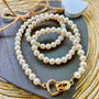 Colier CHOKER perle de cultura albe calitate A plus