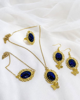 Set bijuterii cu piatra decorativa 02308