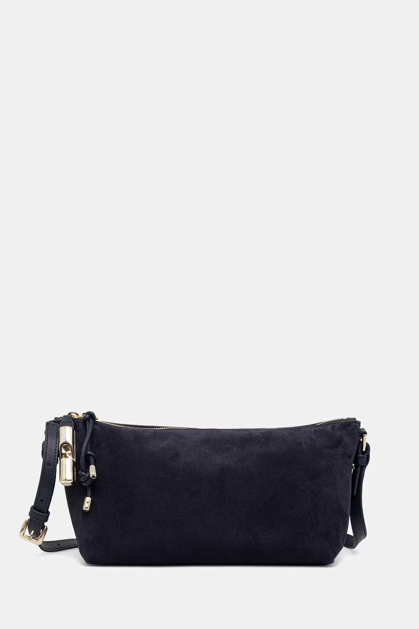 Furla geantă crossbody pentru femei din piele întoarsă