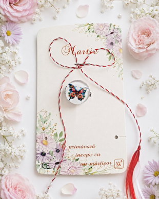 Brosa martisor fluturas