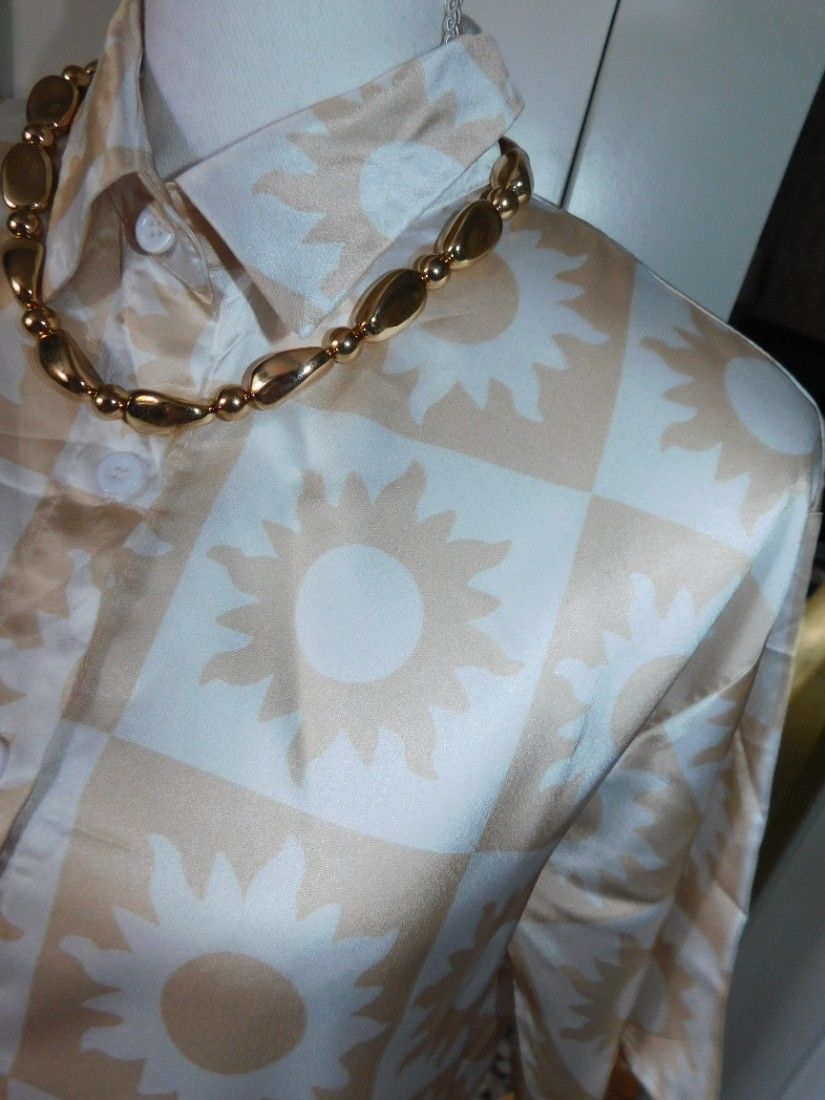 Bluza noua, bumbac satinat, masura M