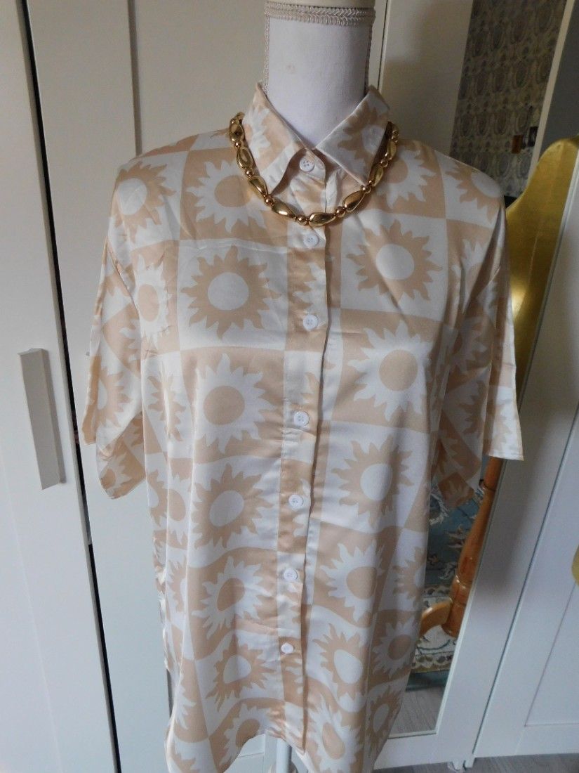 Bluza noua, bumbac satinat, masura M